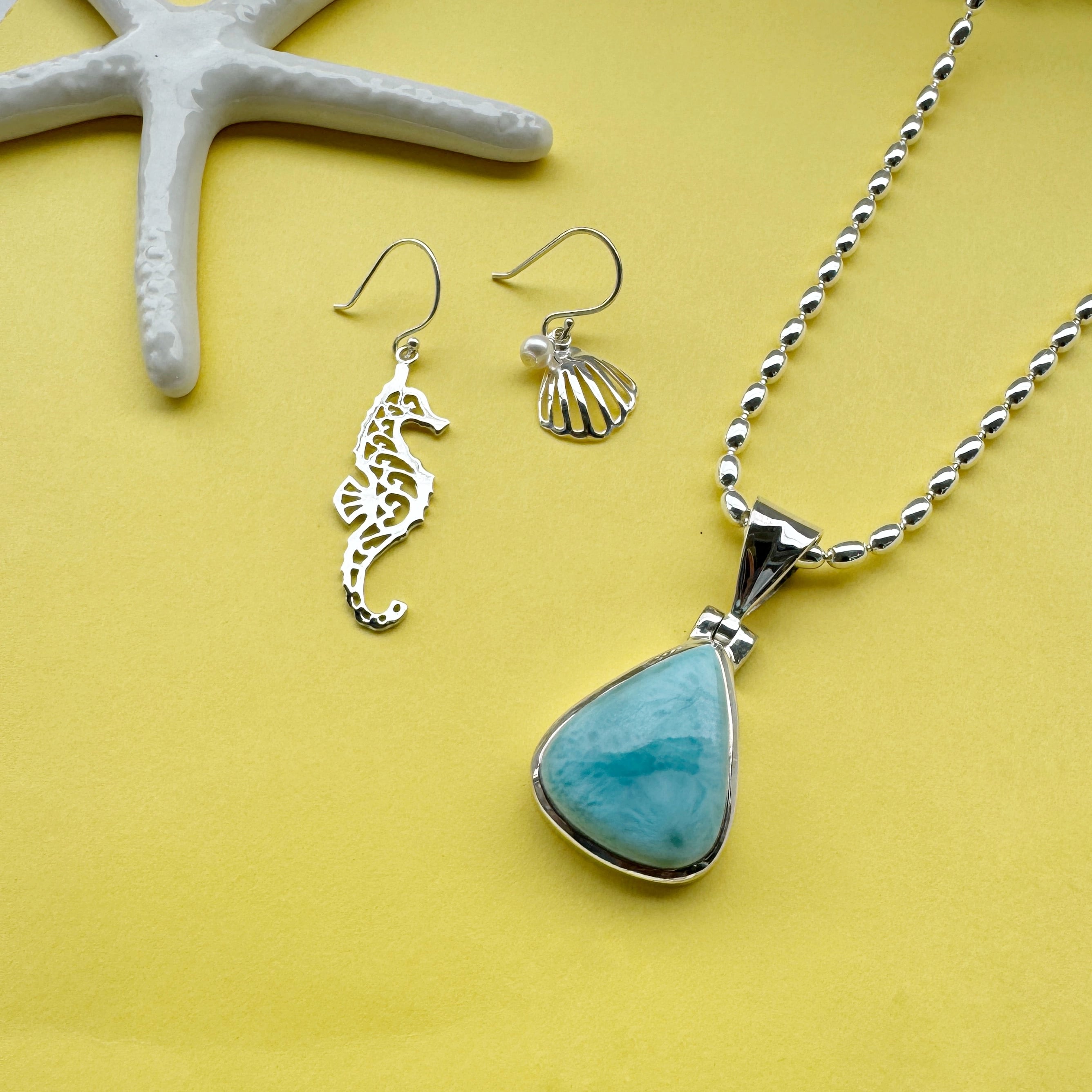 一点物 ラリマー 三角形 ペンダント | 【公式通販】鎌倉のシルバー