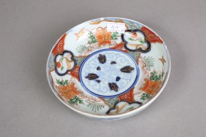 カケ ×2 伊万里焼 色絵 花鳥籠文 小皿 A アウトレット カケ ×2 伊万里焼 色絵 花鳥籠文 小皿 A アウトレット