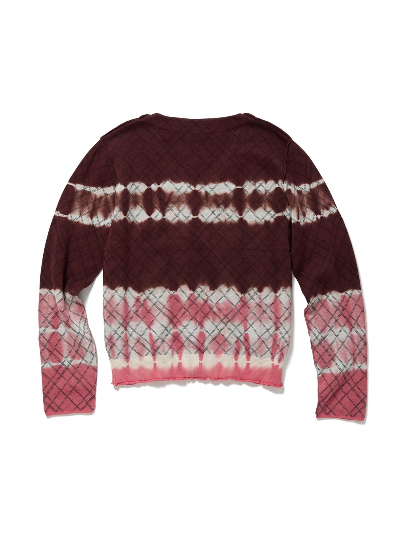 PERVERZE パーバーズ / Dip-dye Check Knit Cardigan / ¥29,700 - 6