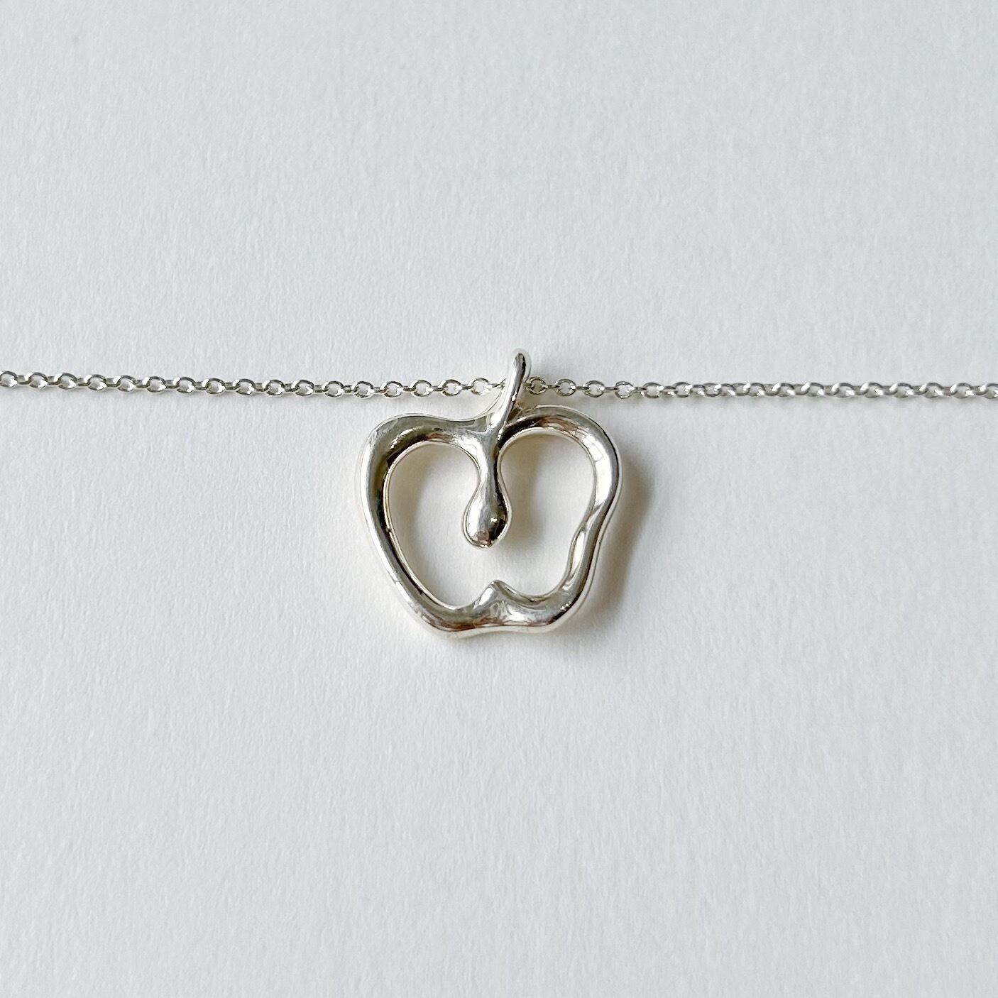 T7031】Tiffany&Co. apple necklace/silver925/ティファニー