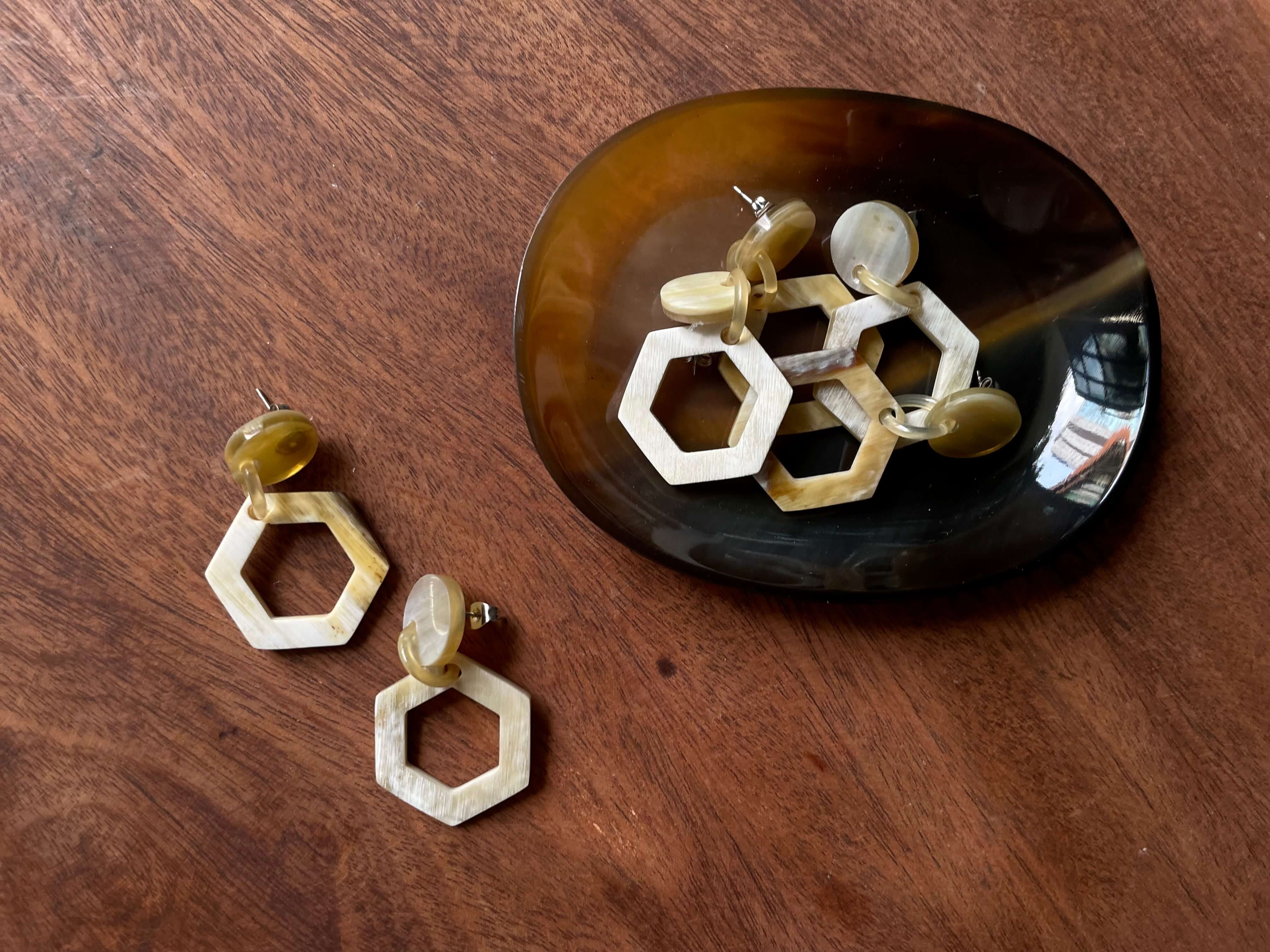 バッファローホーン ピアス