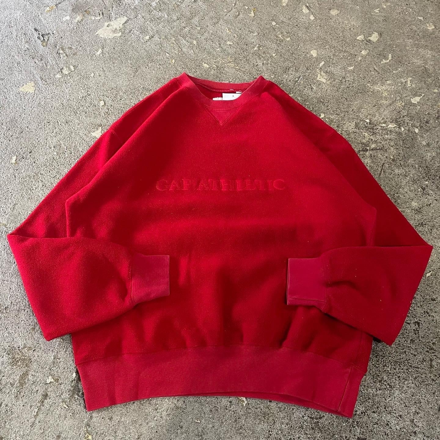 90s old gap sweat set up