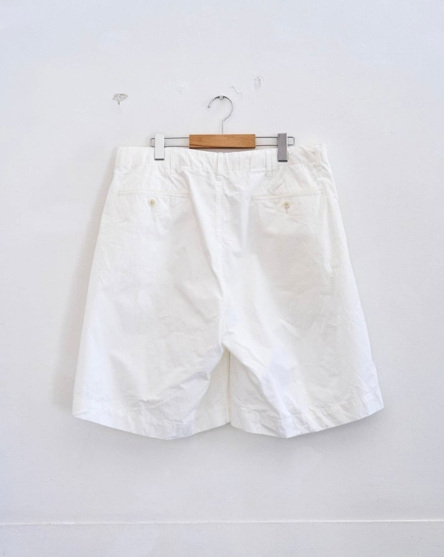 SANMONT (サンモント) 2タックワークショーツ OffWhite | H Nagano