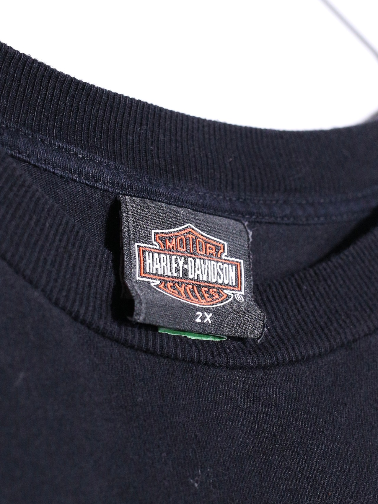 "Harley-Davidson" XXL over silhouette  front and back print tee - 13