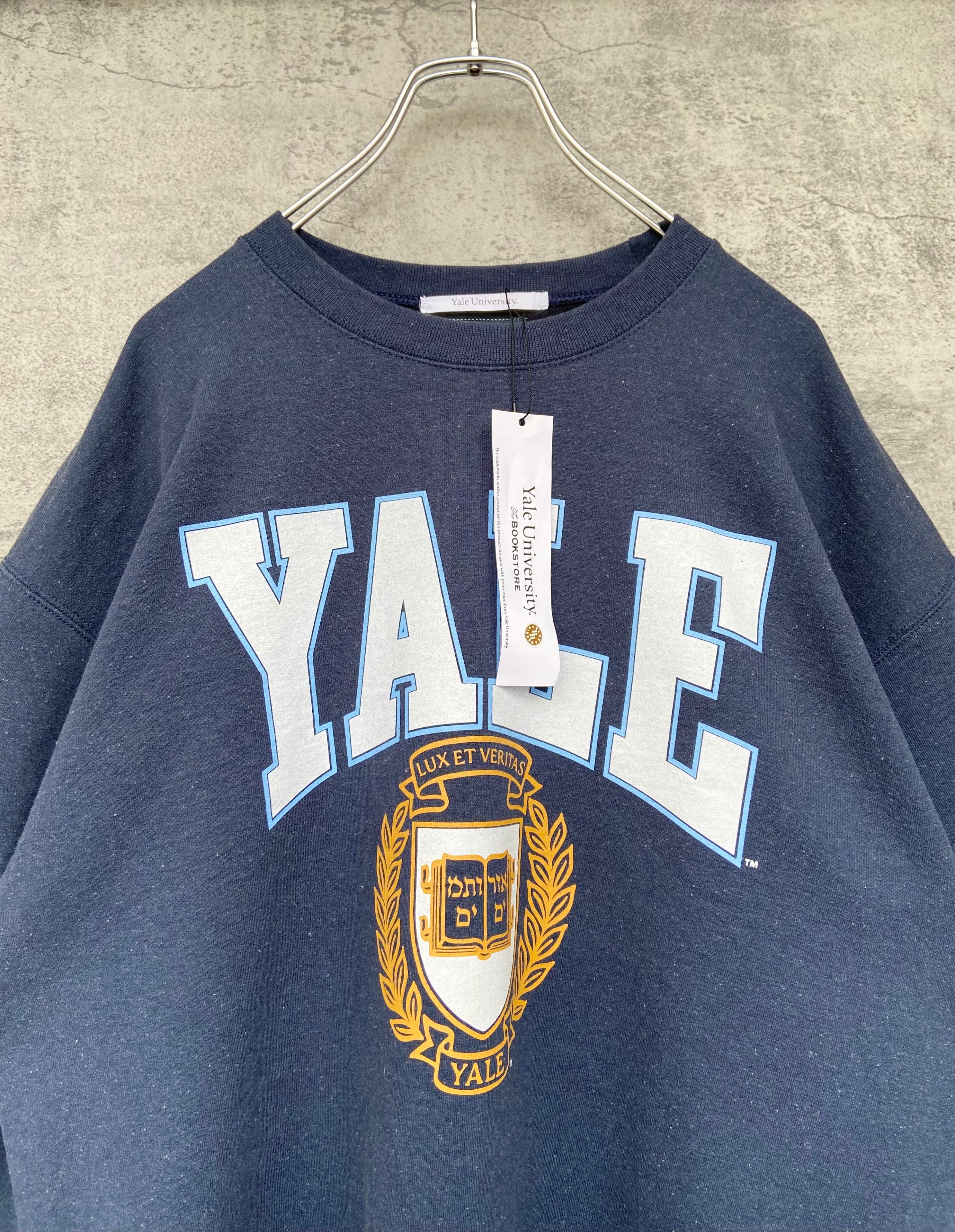 新品タグ付 YALE UNIVERSITY イェール大学 スウェット カレッジロゴ