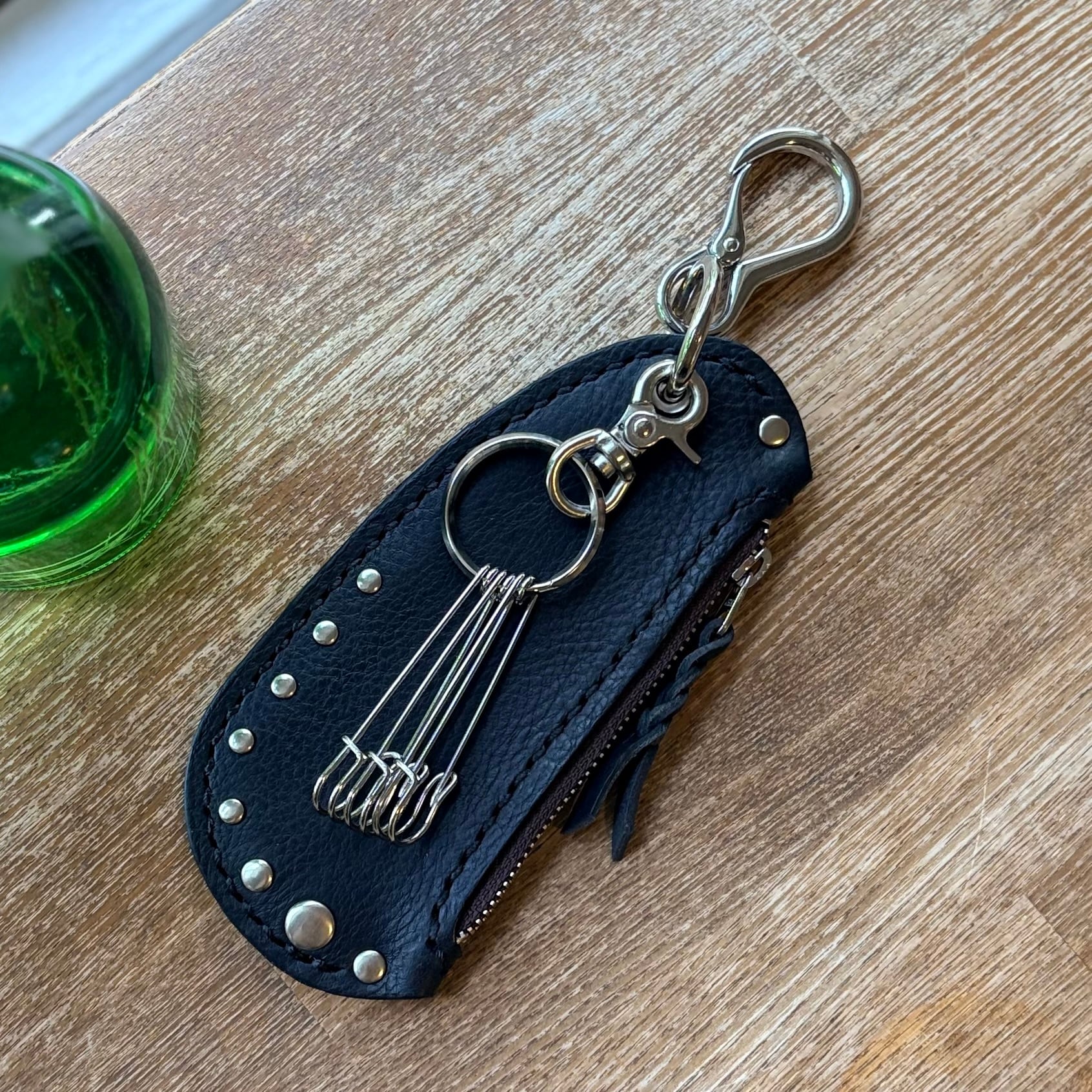 BERLUTI / シューホーン スクリットレザー ローティティブキーリング