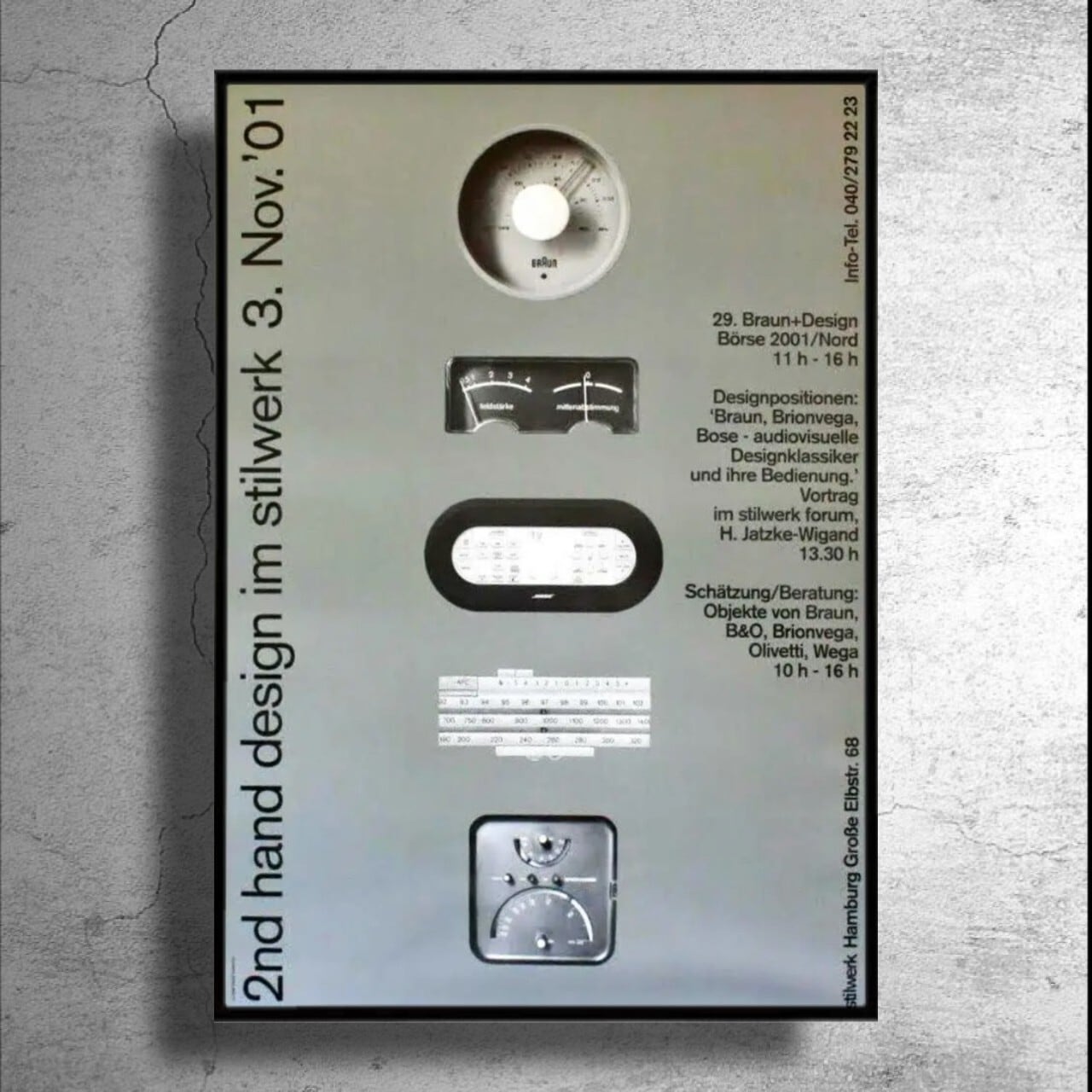 1999年ドイツ工業デザイン展ポスター/ディーター・ラムスプロダクト 