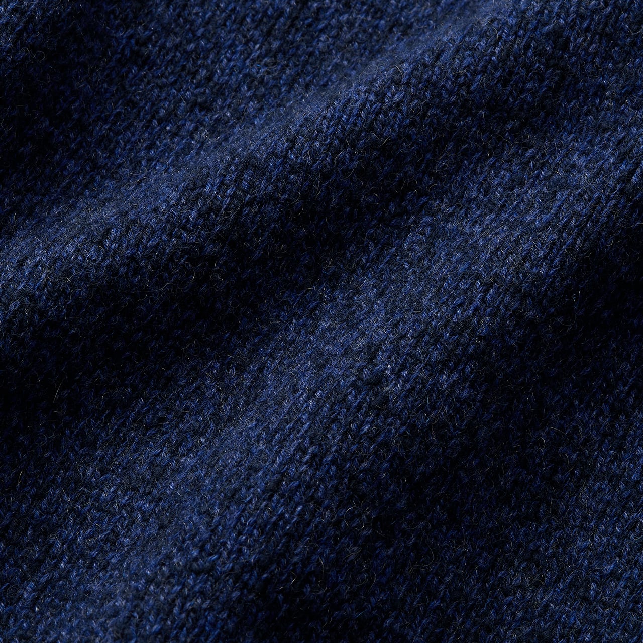 everyone cashmere mix crew knit sweater (BLUE) | everyone