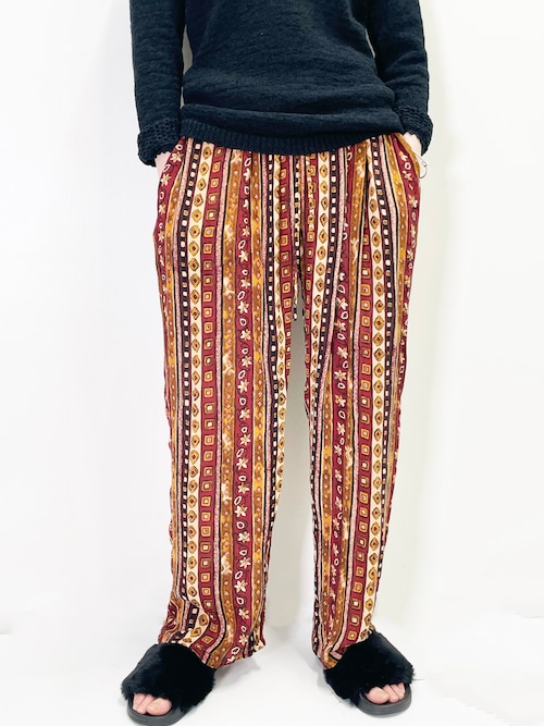 Vintage Boho Pattern Pants