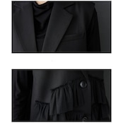 テーラード チュール ロングベスト 00266