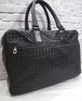 38万◆BOTTEGA VENETA ボッテガヴェネタ イントレチャート A4対応 ビジネス可 レザー バッグ ブリーフケース 黒◆ 定番のビジネスモデル♪