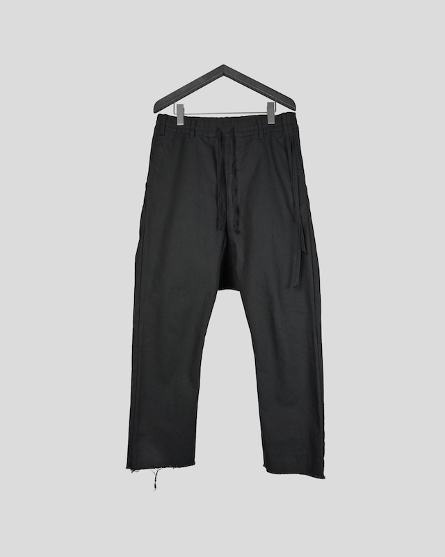 ASKYY / LOW CLOTCH PANTS -LIGHT- / BLK