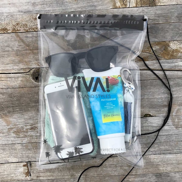 VIVA! ISLAND｜ビバアイランド WATERPROOF BAG 【 L 】 防水ケース大 (ブラック｜V-812052)