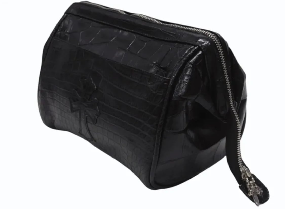 CHROME HEARTS クロムハーツ スクロールラベル クロスパッチ ダガー