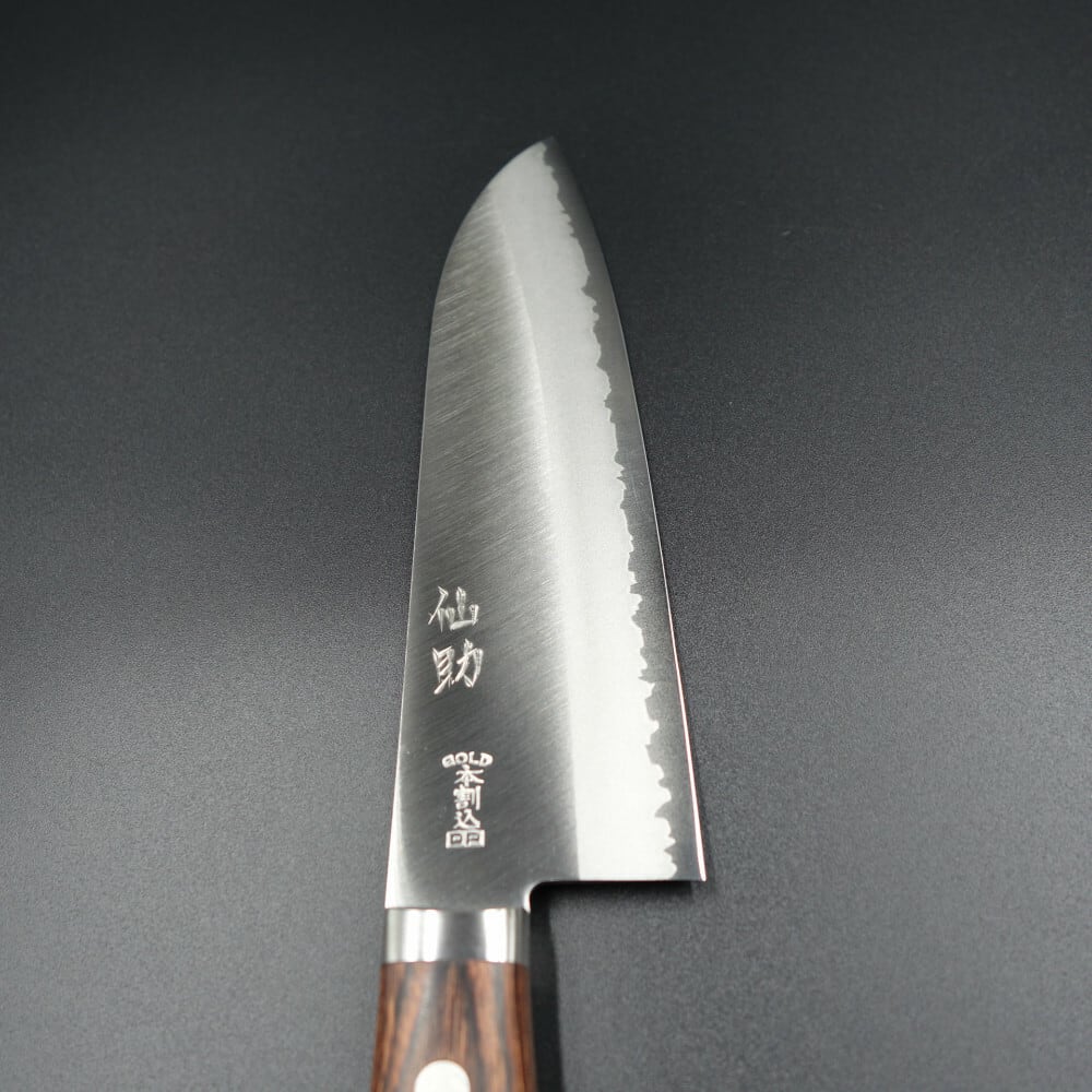 包丁 仙助 三徳包丁 VG1（V金1号）マホガニ柄 10041 | KEIJIN｜刃物専門店