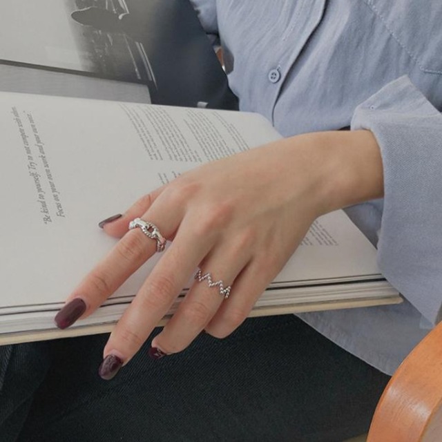 zigzag ring｜シルバー925