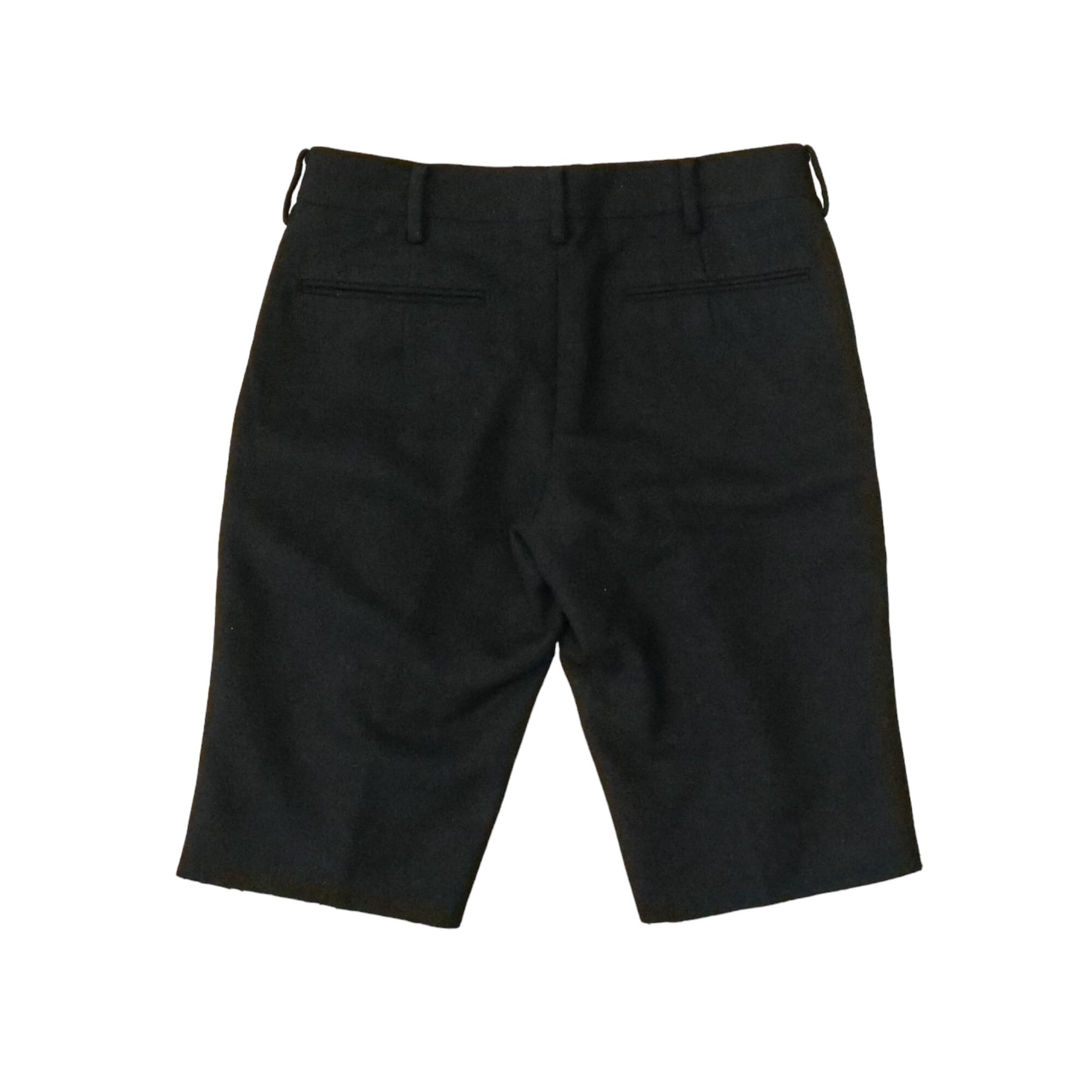 NUMBER (N)INE ブラック ハーフパンツ ナンバーナイン ナンバーナイン ロックアイドル期 カシミア ハーフパンツ ブラック