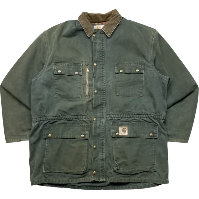 《L》Carhartt カーハート カバーオール 裏地ブランケット USA製 90年代 vintage no.8933