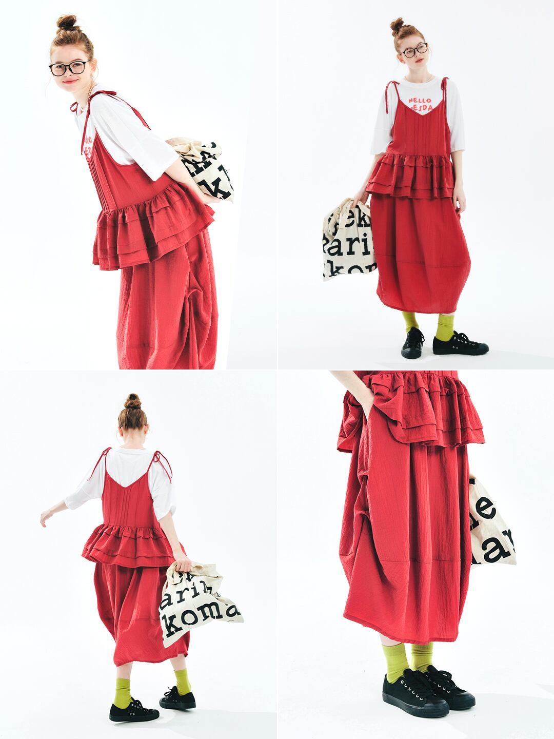 imakokoni ラインデザインオリジナルコクーンスカート