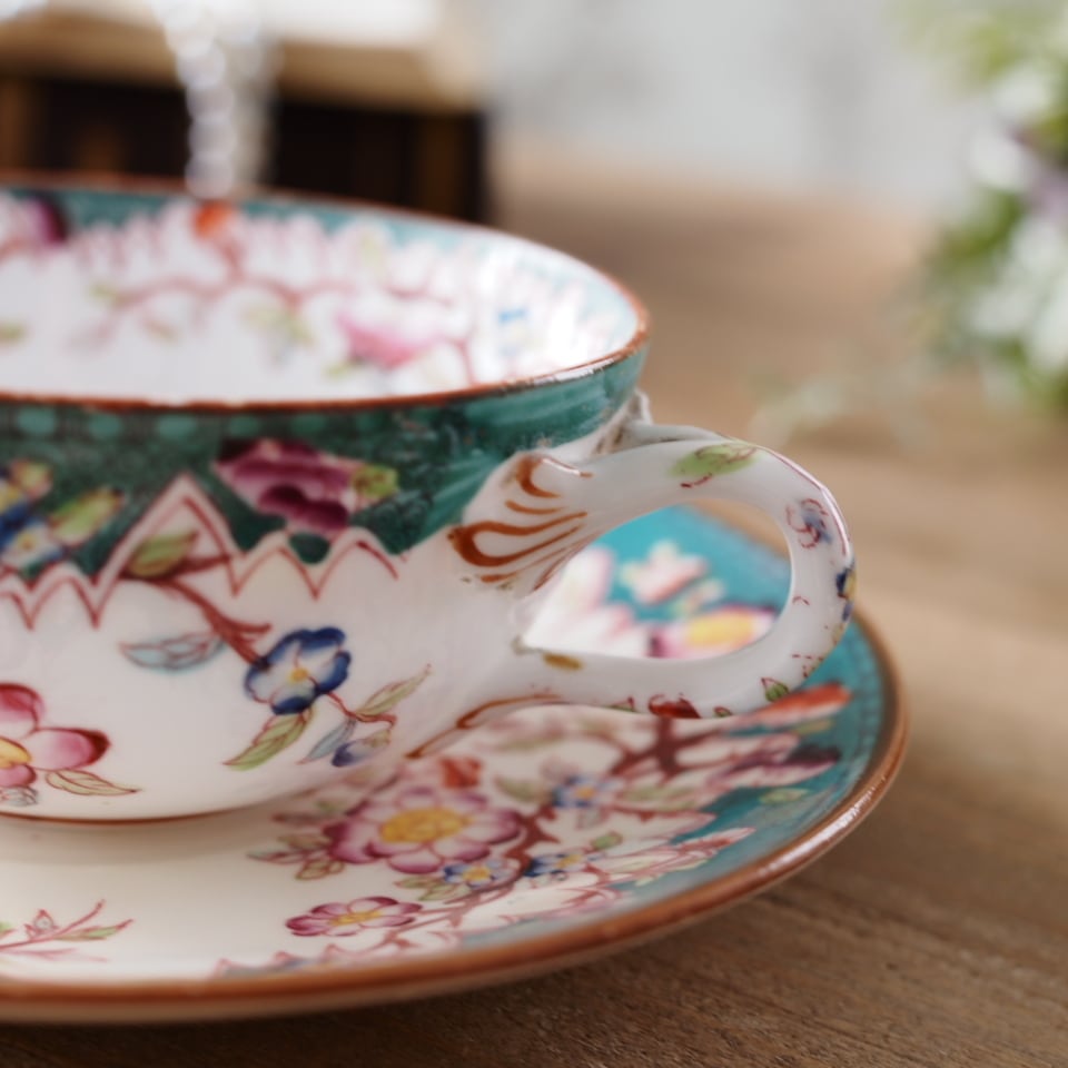 フランスアンティーク 素敵 サルグミンヌ ミントン 218 カップ