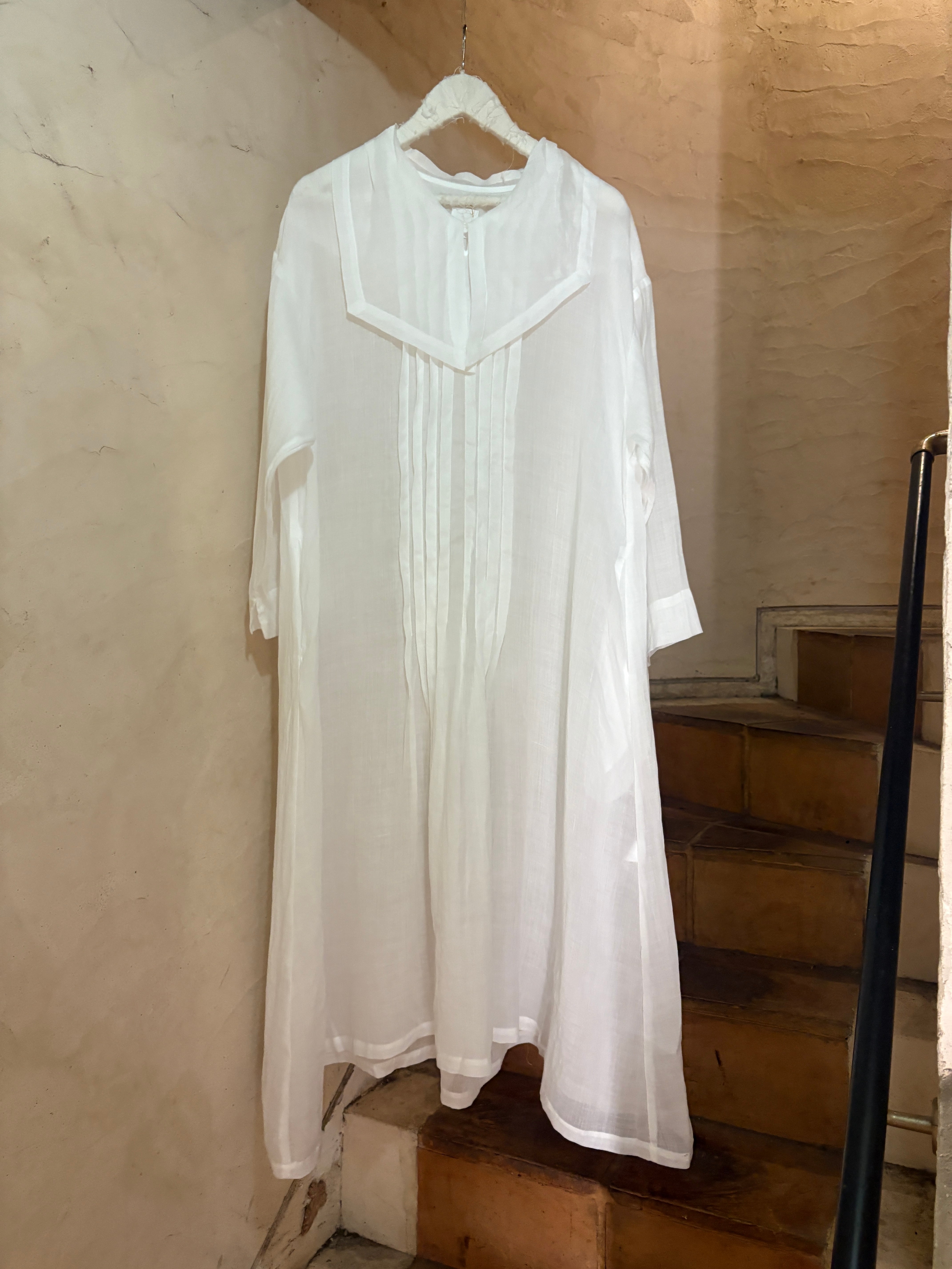GAUZE# | SONIA DRESS-white