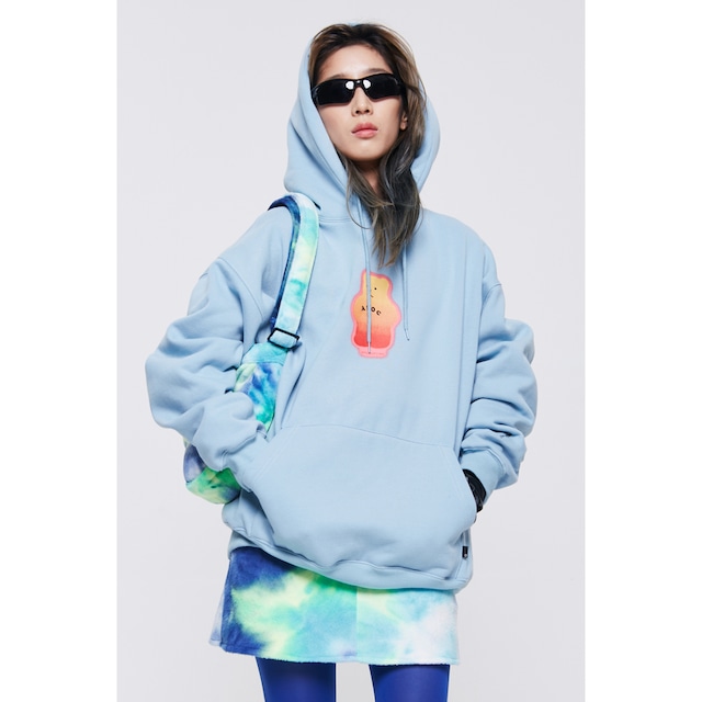 [APOC] Mistic Bear Hoodie_Light Blue 正規品 韓国 ブランド パーカー