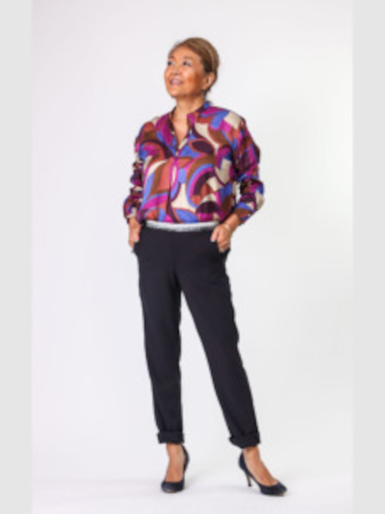 プリントブラウス(HARTFORD)