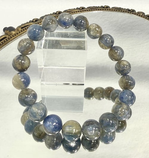 カイヤナイトマイカインクォーツ カイヤナイト ブレスレット 約10