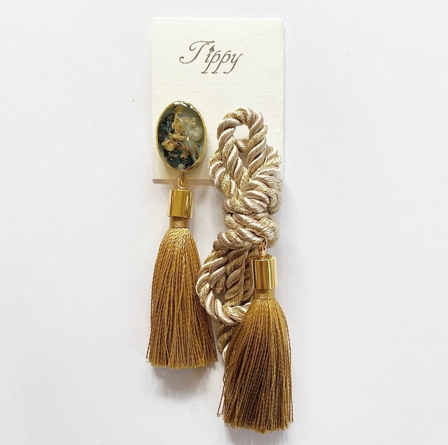 rope tassel pierce / earring 