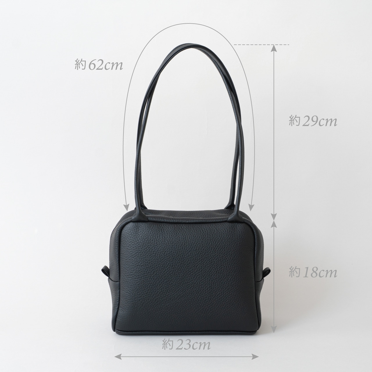 Cuboid Bag レザー ブラック