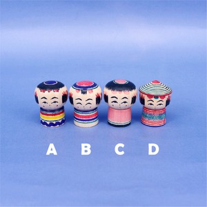 《 弥治郎系・上田康友 工人 》こけし　小寸