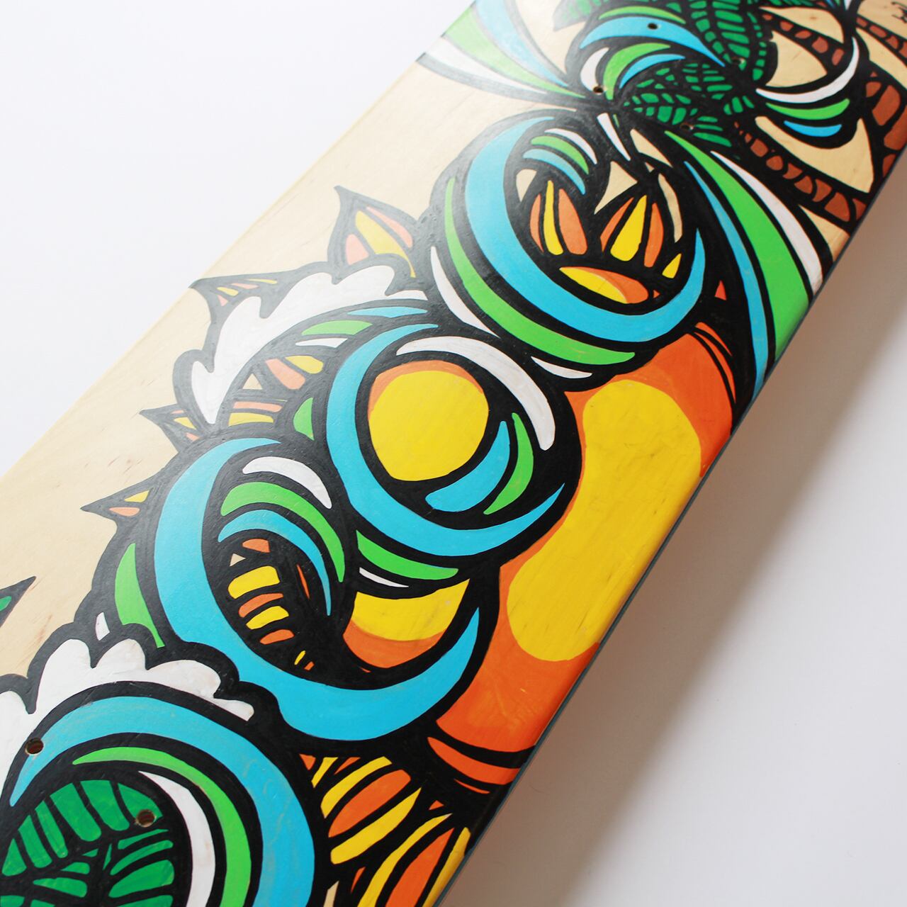 原画】スケートボードデッキ（Typo Beach） | TAMO ART GALLERY