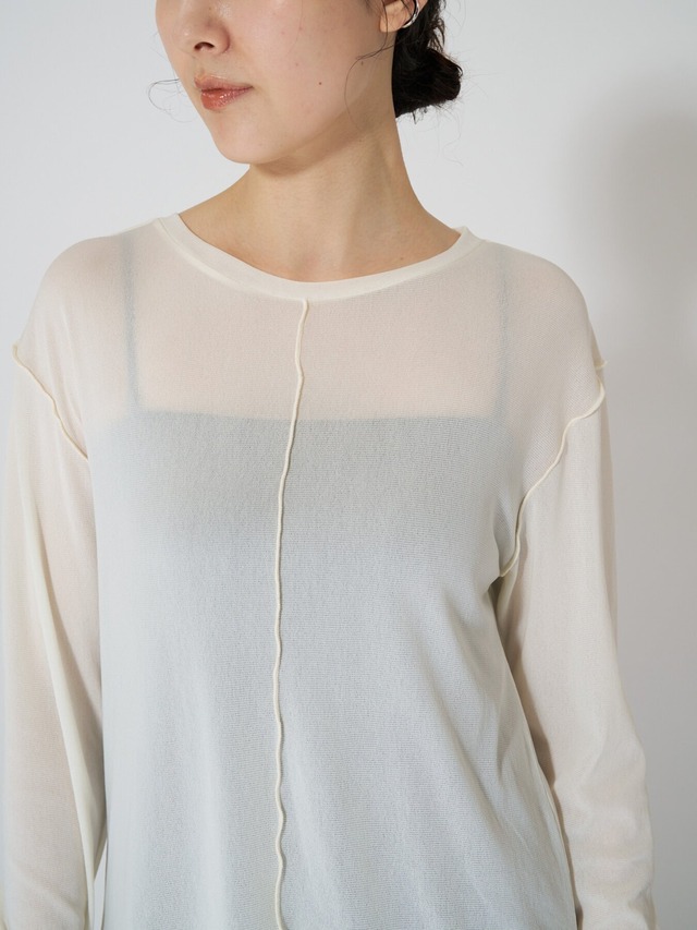【ご予約】[8864-157KK] ｼｱｰﾛﾝTEE【chignon】