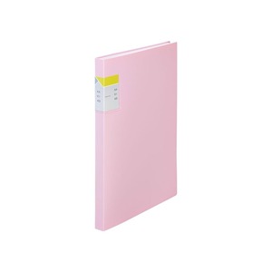 【在庫処分】キングジム クリアファイル カキコ 40ポケット A4タテ ピンク 8632W-P