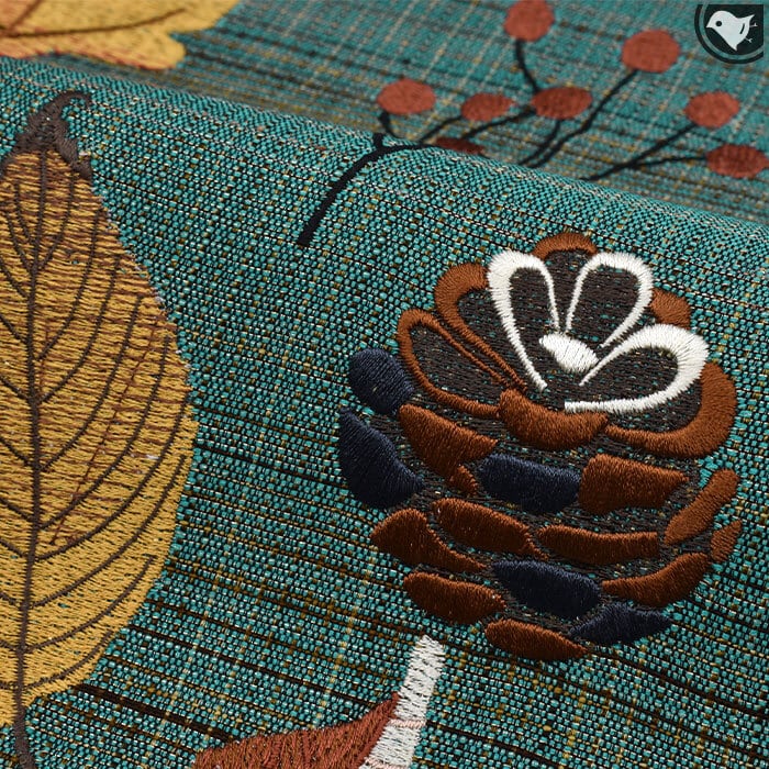 名古屋帯]西陣織 刺繍 錦秋の香 九寸帯 正絹 日本製(商品番号:21644