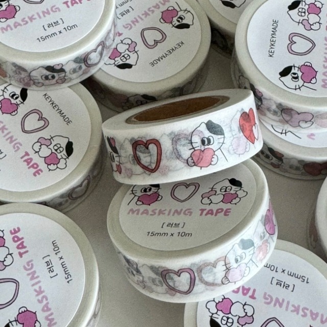 ★予約 KEYKEYMADE 〔masking tape -LOVE-〕