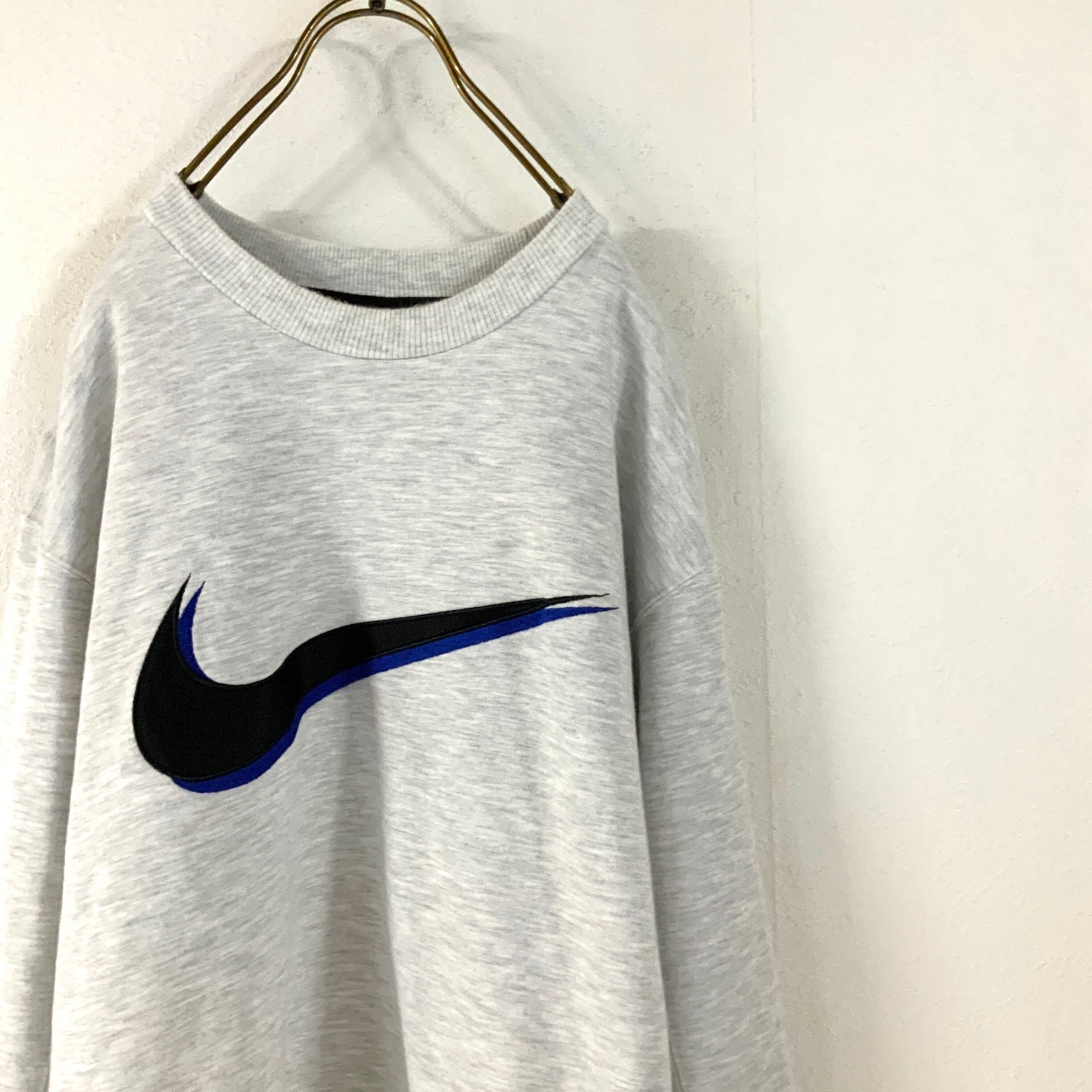 NIKE 銀タグ 90s 刺繍スウォッシュ スウェット