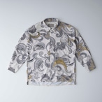 CURLY&Co./RECYCLE TRICOT FRONT DOLMAN SLEEVE SHIRTS -paisley-