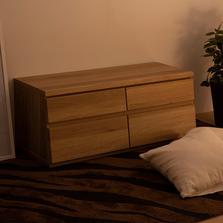 10%OFF】ローチェスト 収納 タンス テレビ台 テレビボード 棚 引き出し