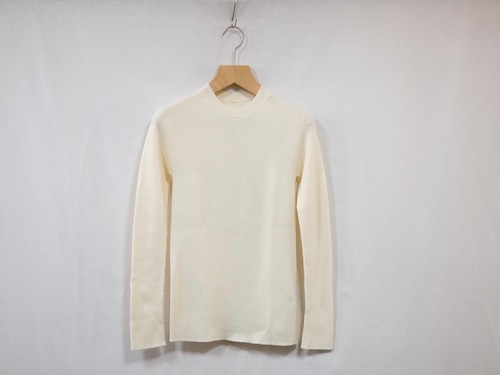 BATONER “ Women RIBNITURE CREW NECK” IVORY