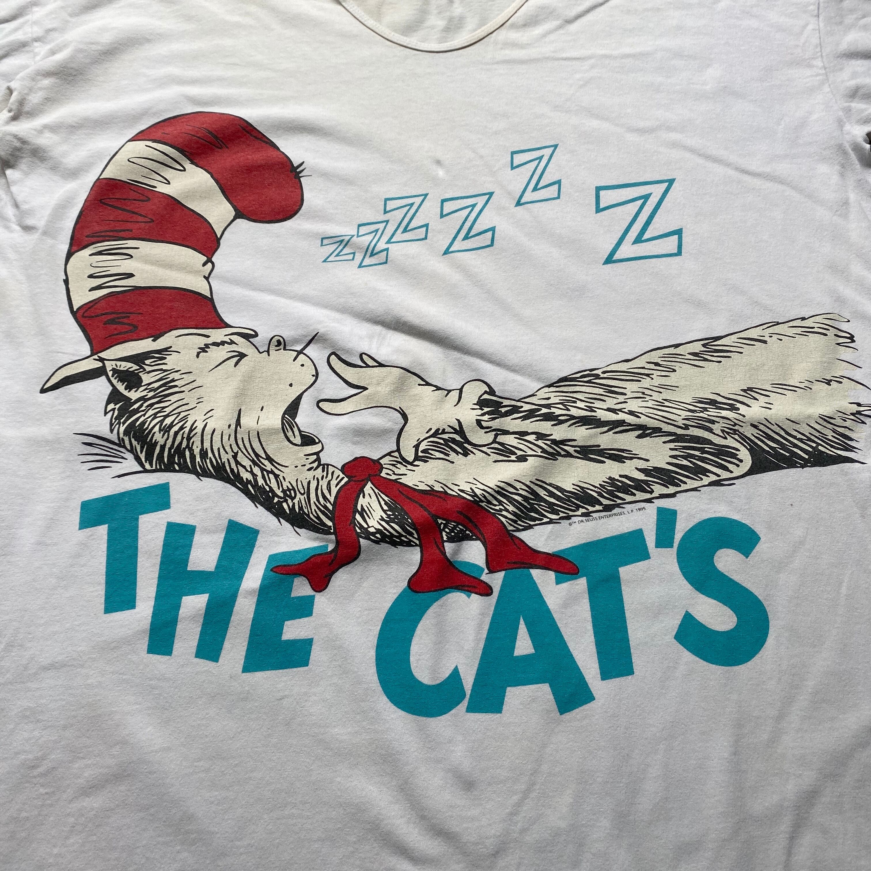 90年代 THE CAT IN THE HAT キャットインザハット プリントTシャツ キャラクターTシャツ ヴィンテージ メンズ レディース  古着【Tシャツ】【PD20】【AN20】 | cave 古着屋【公式】古着通販サイト