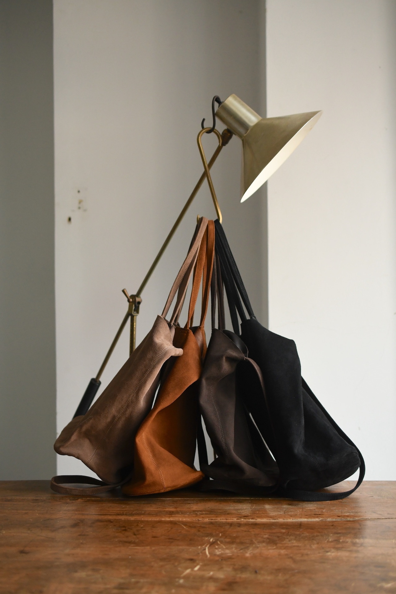 Morphée / 3WAY MIDIUM TOTE (OIL SUEDE Mix)