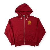 Pherrow's フェローズ AIR FORCE ACADEMY 刺繍 ジップアップ スウェット パーカー サイズ L /レッド