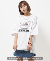 ◆イラスト 発砲プリント Tシャツ◆sb-t1250142q