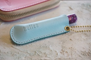 シュクル専用ペンシース（helicoロゴ入り）マイネ スカイ
