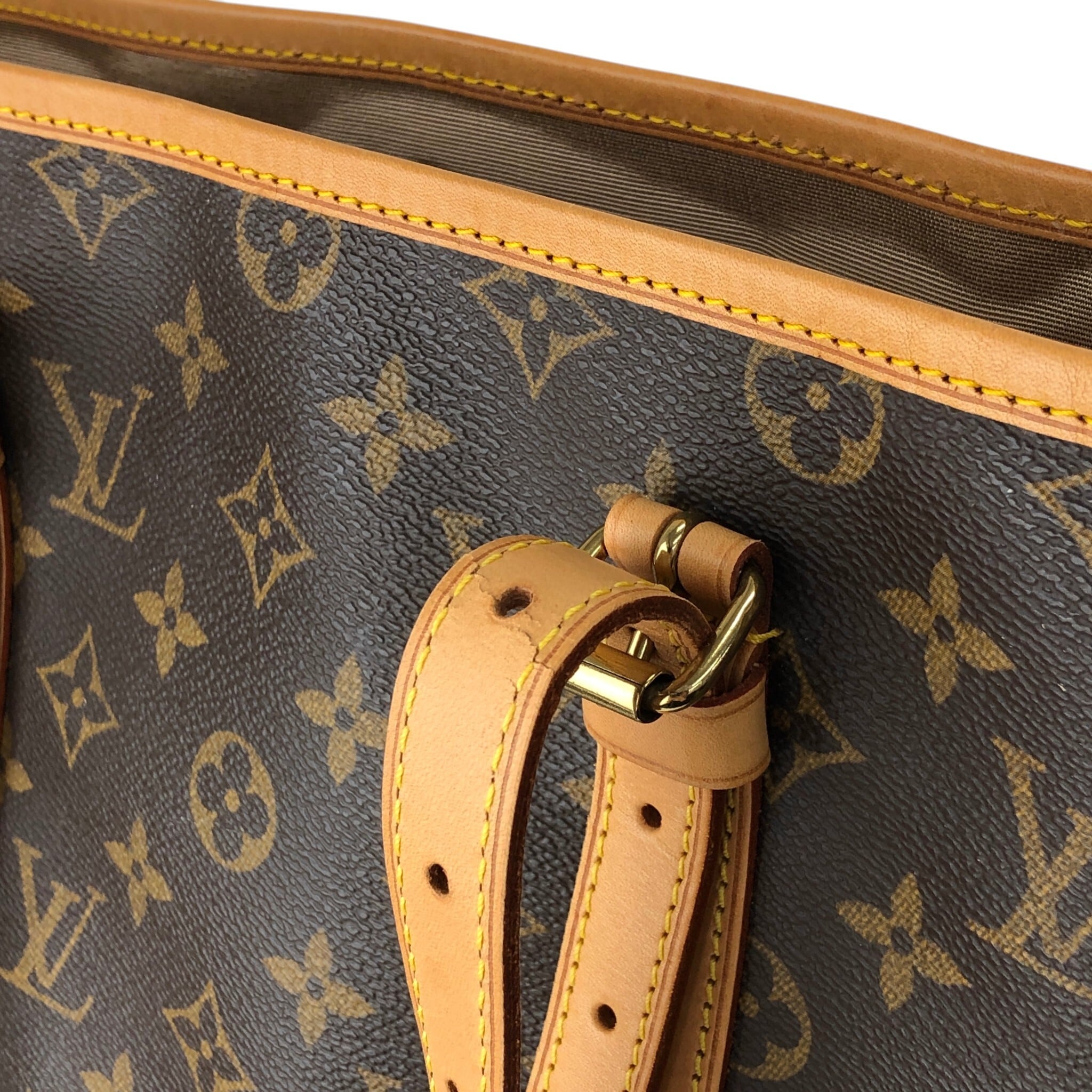 LOUIS VUITTON ルイヴィトン モノグラム トートバッグ ブラウン PVC