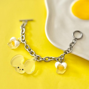 しろみちゃんたまごブレスレット