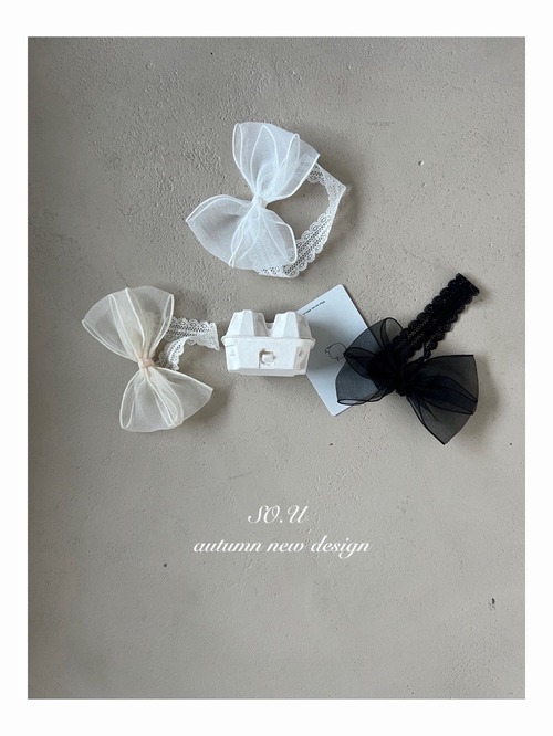 SO U［取寄］sha ribbon hairband 26autumn