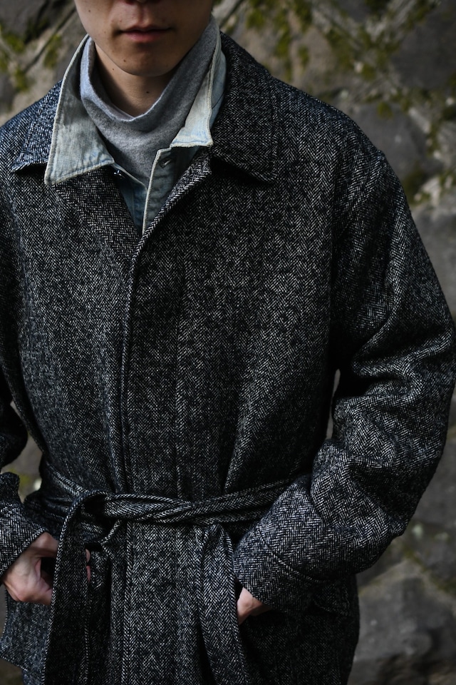 awasa / Fancytweed belted jacket (herringbone)