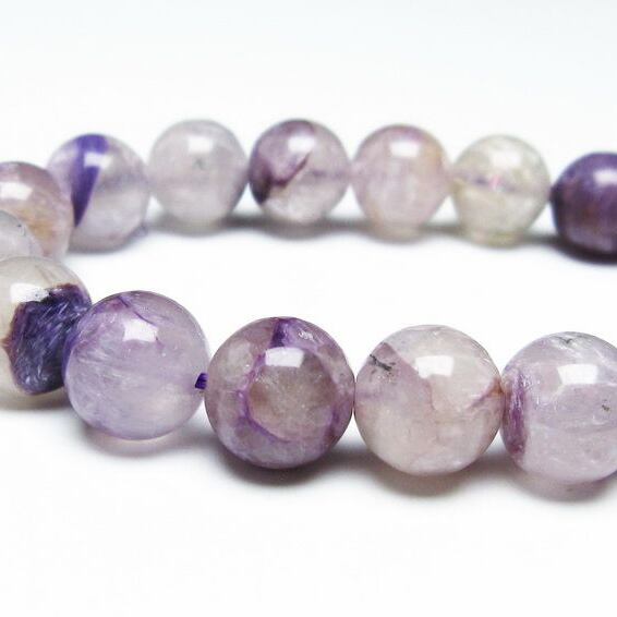 チャロアイト ブレスレット 11mm エンジェルシリカ 一点物 おまかせ便 111-31980